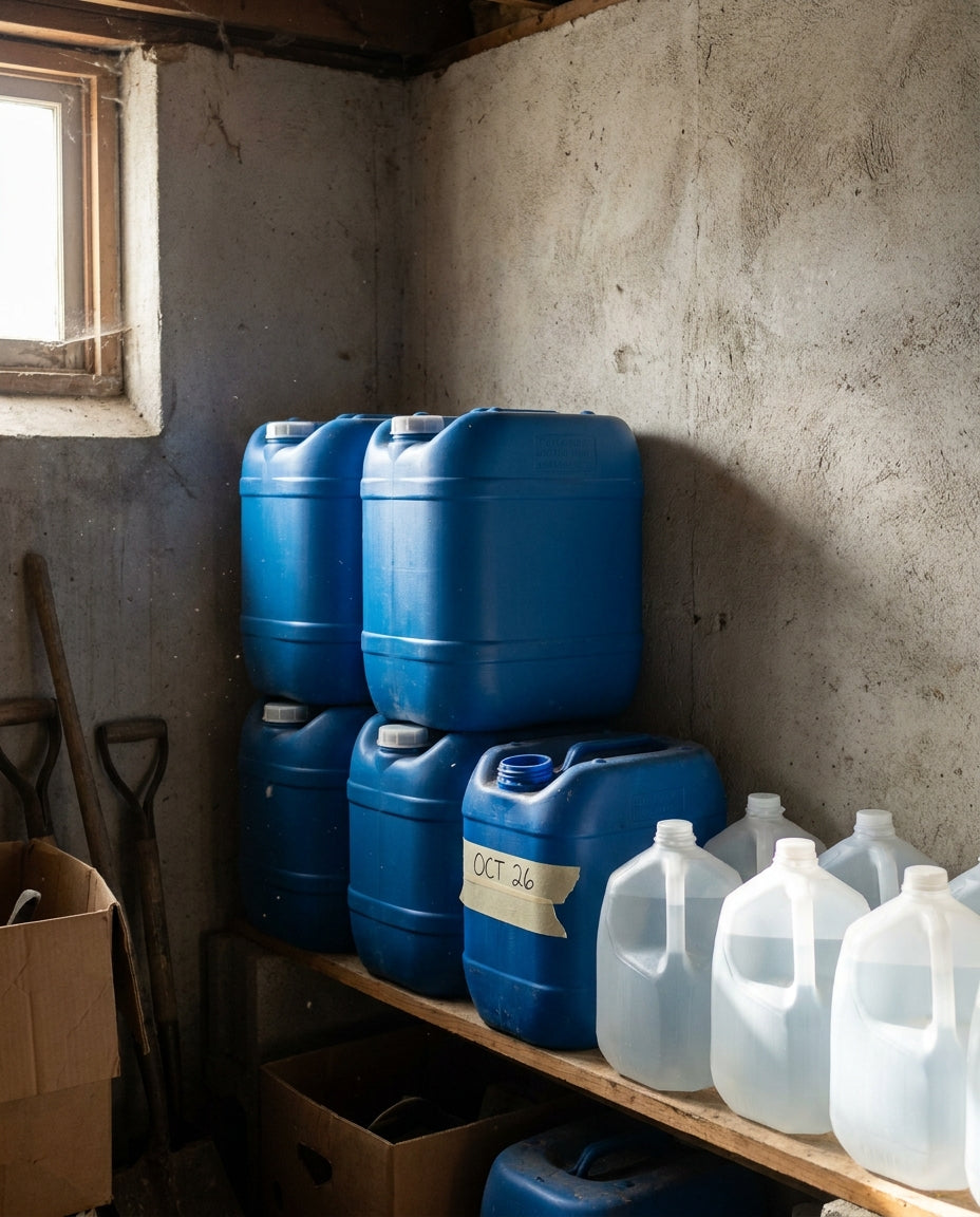 How Much Water Should You Actually Store Per Person?