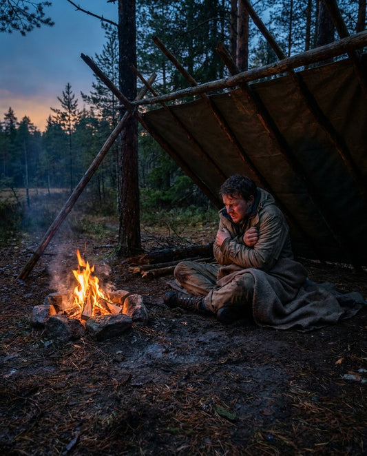 Why Ground Insulation Kills Your Shelter Heat Retention—Even With a Fire